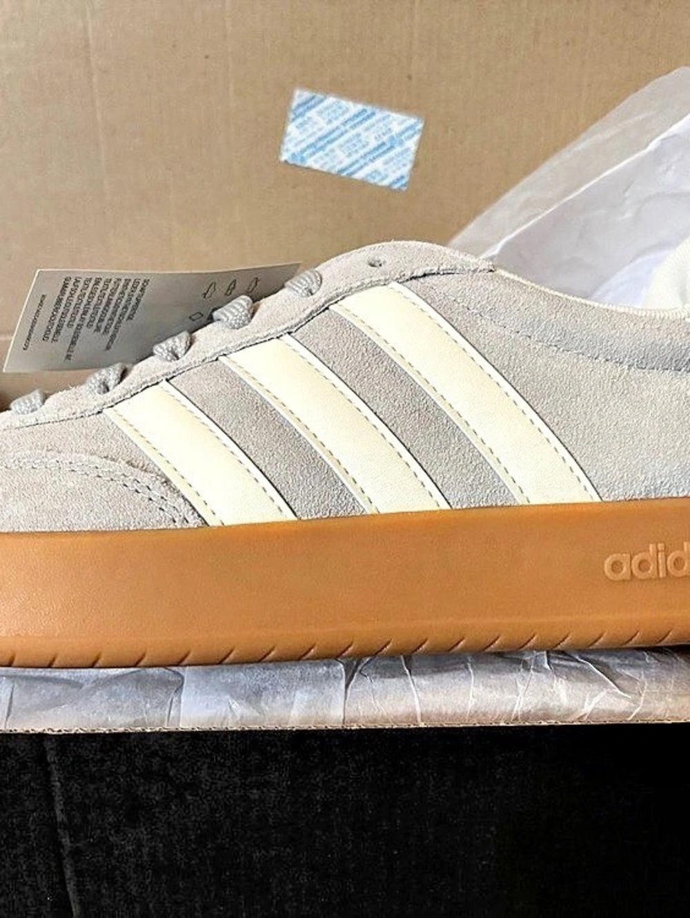 adidas Barreda Men's Sneakers US 9 Gray & White NWT